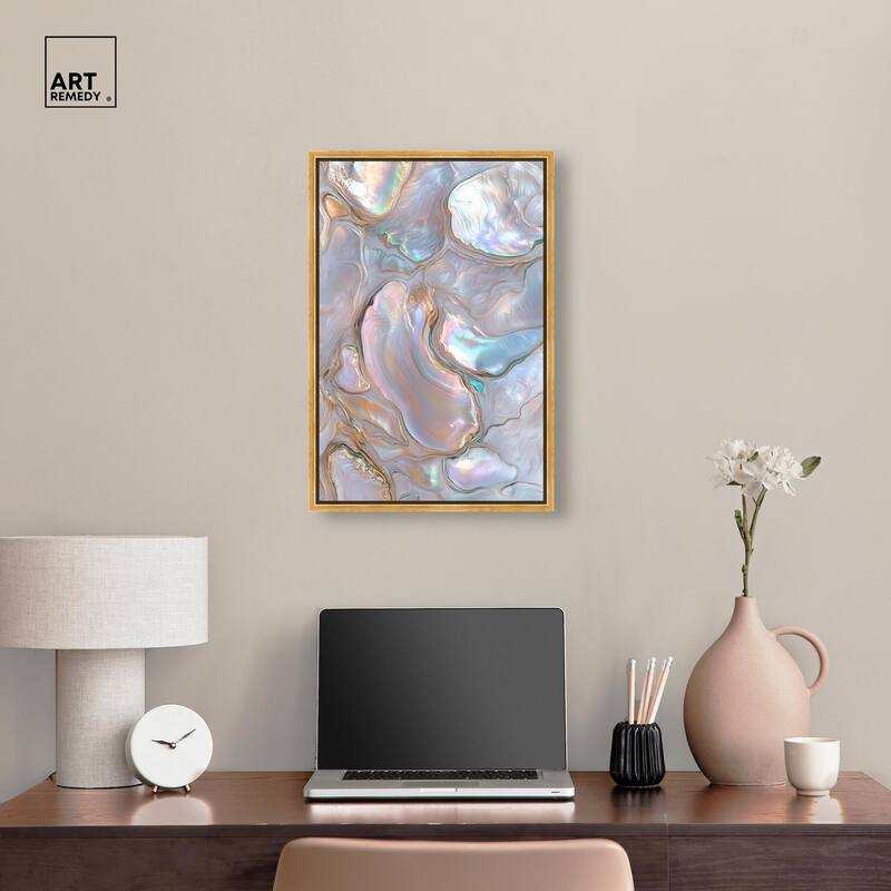 Fluid Preciousness III Canvas by Art Remedy