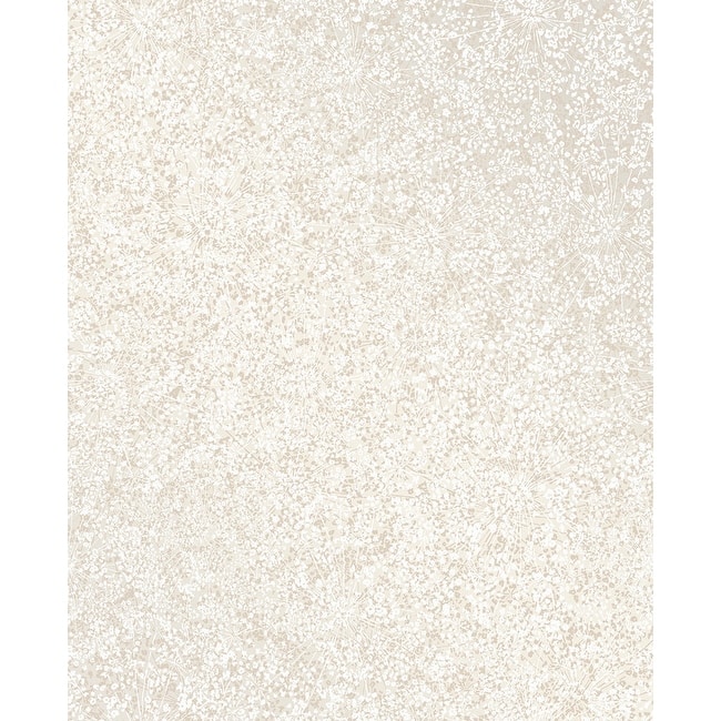 Decorline Dandi Taupe Floral Wallpaper - 20.5in x 396in x 0.025in