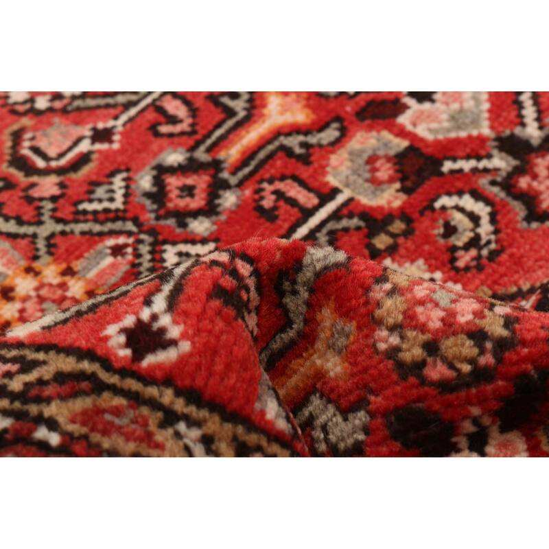 ECARPETGALLERY Hand-knotted Andelz Red Wool Rug - 3'4 x 9'10