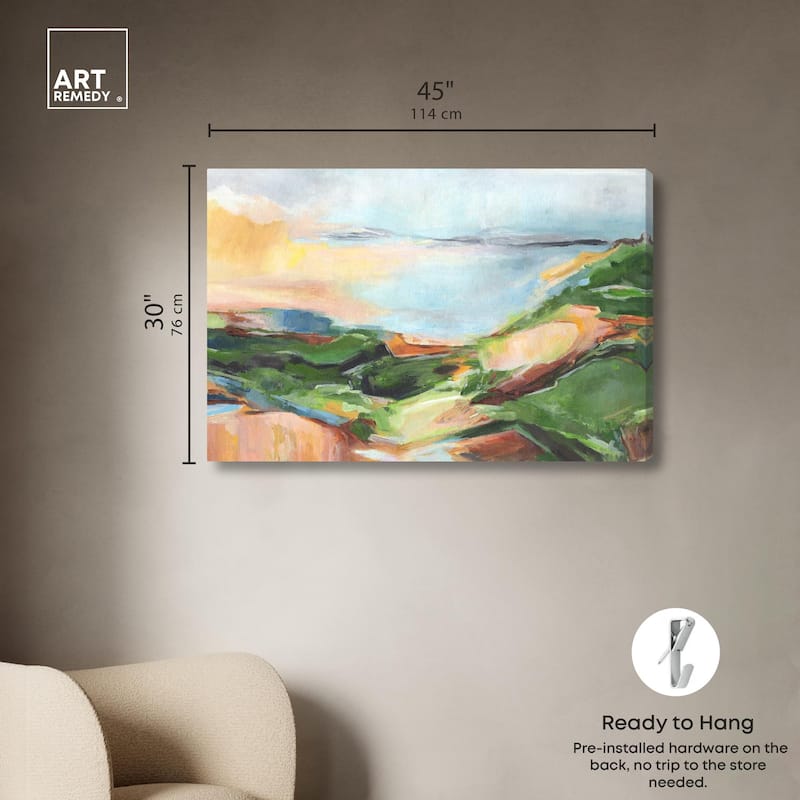 Abstract Landscape Canvas by Art Remedy, Gallery Wrapped