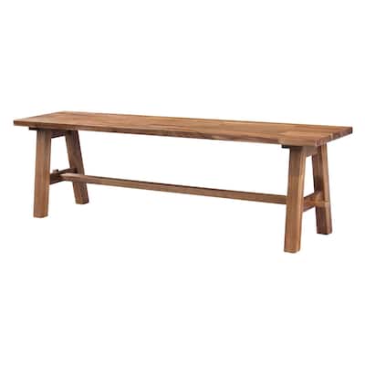 NPD Furniture Bedford 59 Inch Bench with A Base