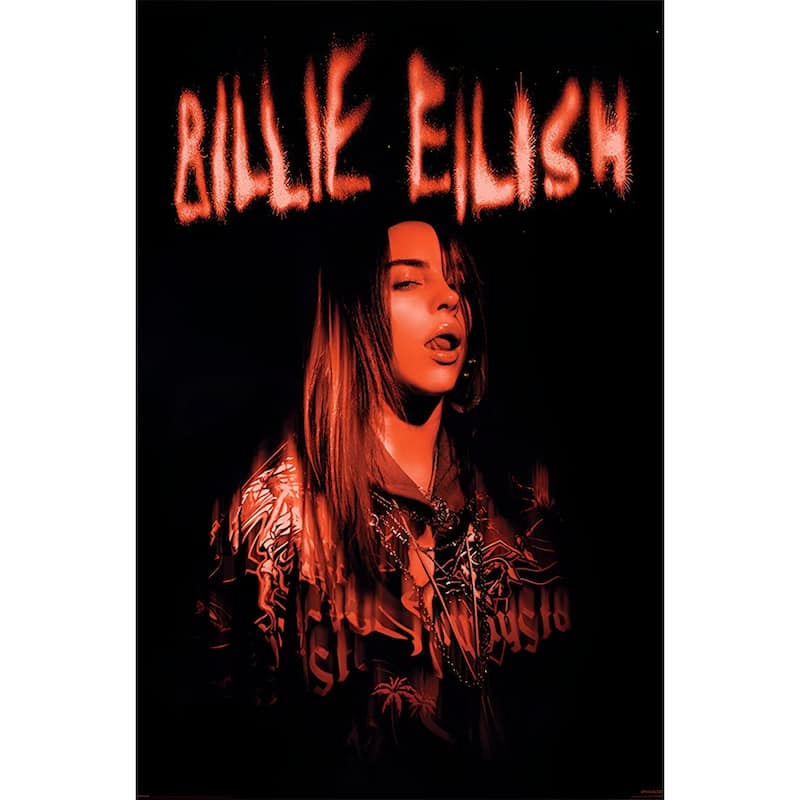 Billie Eilish - Sparks Art Poster - 24 x 36 Inch