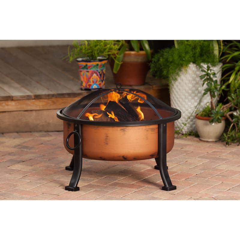 Welan Wood Burning Fire Pit by Havenside Home