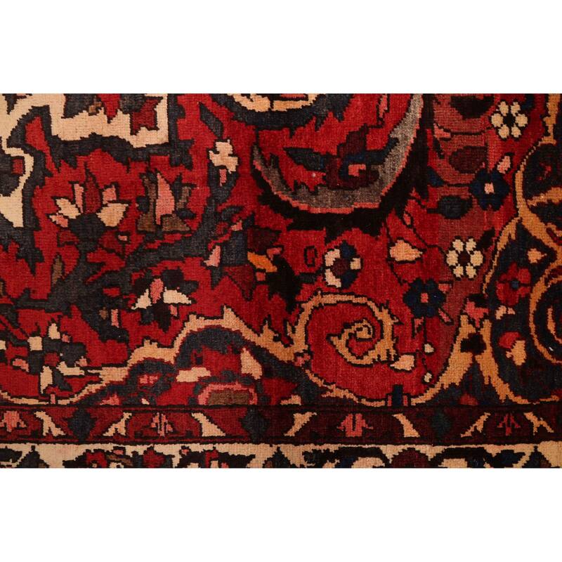 ECARPETGALLERY Hand-knotted Kayseri Vintage Red Wool Rug - 7'0 x 9'11