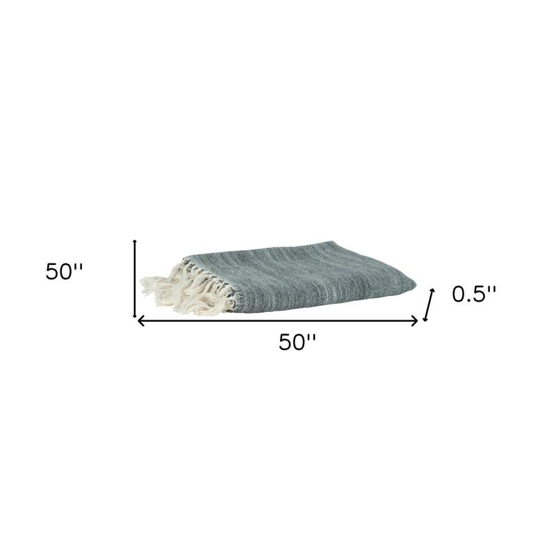 HomeRoots Black Woven 100% Poly Pet Throw Blanket