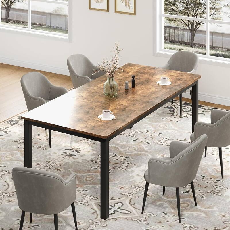 71 Inch Dining Table for Dining Room, Living Room - N/A