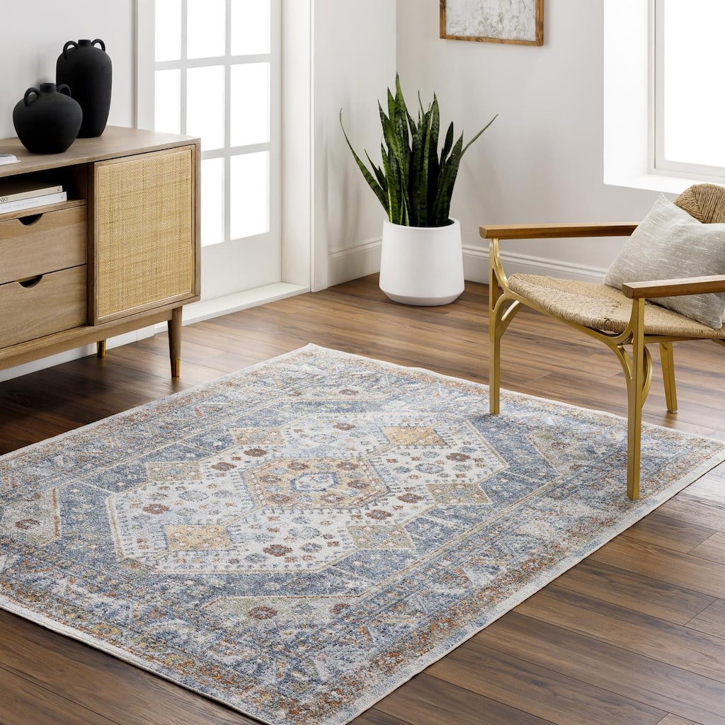 Livabliss Lillian Traditional Washable Area Rug.