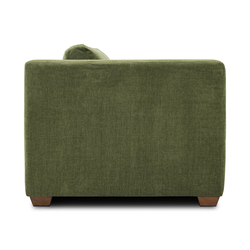 Poly and Bark Napa 82" Pull-Out Sofa Bed in Distressed Green