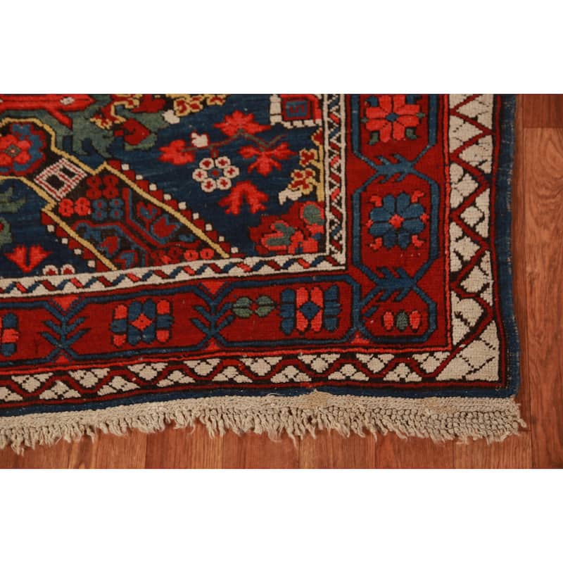 Vegetable Dye Anatolian Turkish Rug Hand-Knotted Wool Carpet - 4'4"x 6'5"