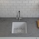 preview thumbnail 32 of 35, Lexicon Drop-In Quartz 16 Inch Single Bowl Kitchen Sink Kit