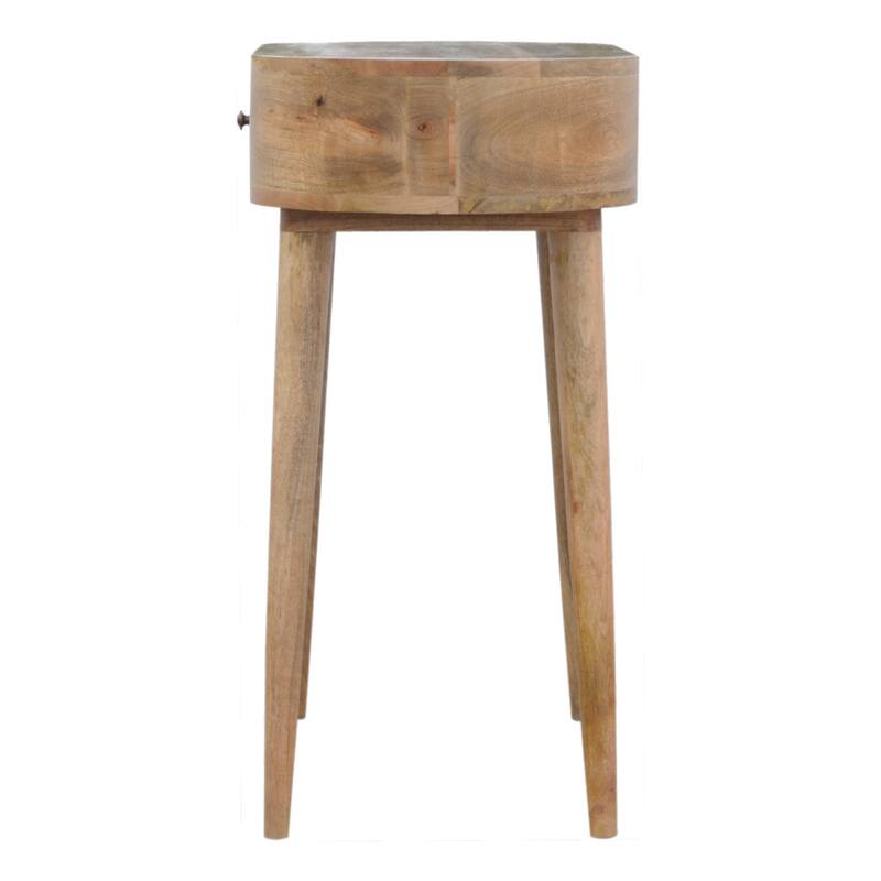 Nightstand with Storage Drawer & Solid Wood Tabletop,For Bedroom, Living Room