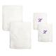 preview thumbnail 12 of 27, Sweet Kids 2-piece White Turkish Cotton Bath and Hand Towel Set with Lavender Purple Monogrammed Initial white/purple x