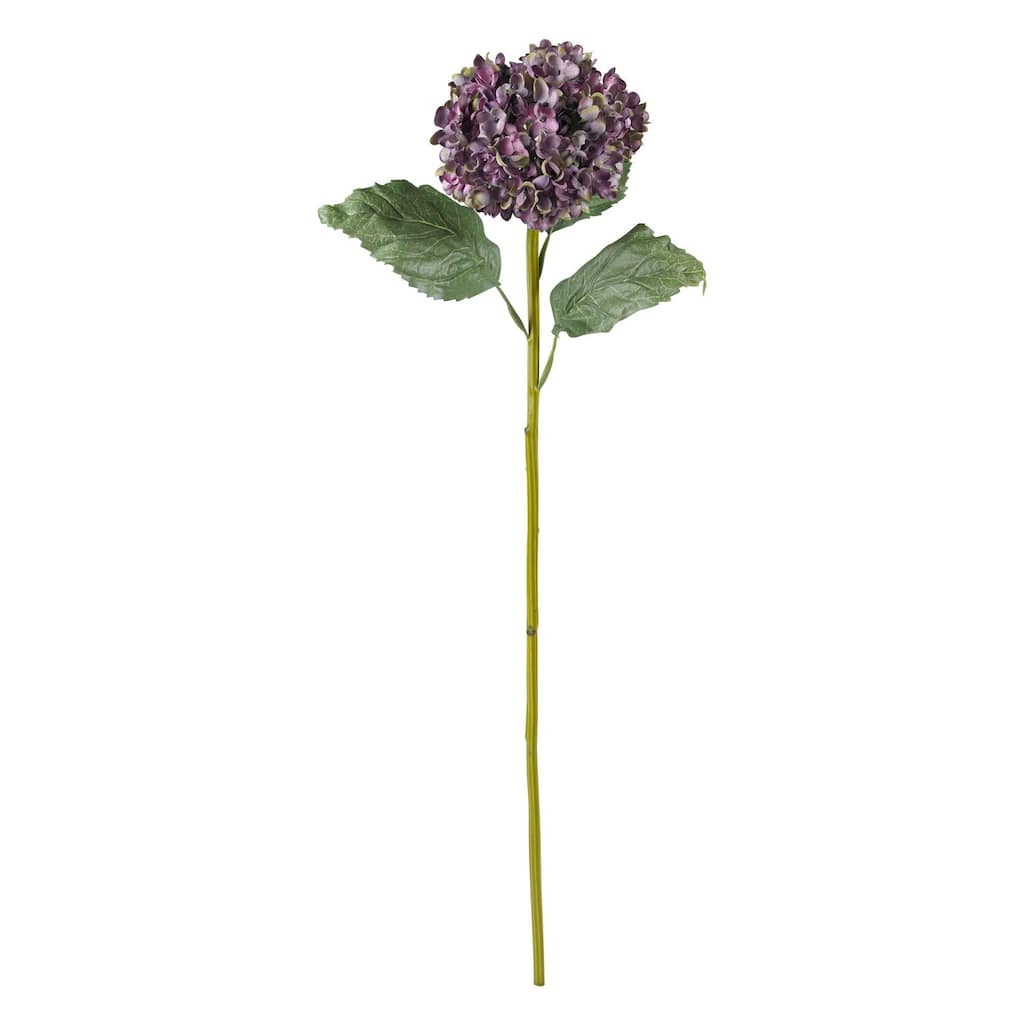 Artificial Lily Flowers 19.5In - Set of 12 Cottage Style Faux Lilies for Home Decor - Purple - 30
