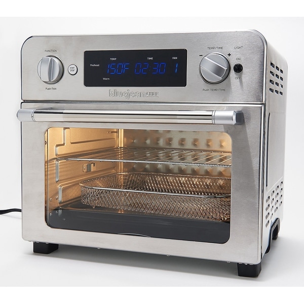 Air Fryer Oven, 34QT Extra Large 1750W Toaster Oven Air Fryer Combo, 12” Pizza Convection Oven Countertop, 12-in-1 Large Rotisserie Oven with 4