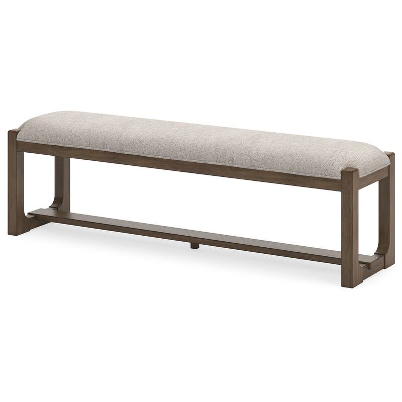 Signature Design by Ashley Cabalynn Gray 63" Dining Bench - 64"W x 16"D x 20"H