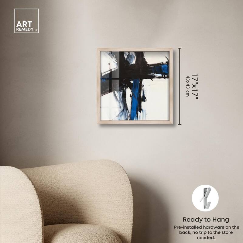 Blue Streak I Shadowbox by Art Remedy