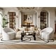 preview thumbnail 42 of 80, 34" Wide 2 Set Velvet/ Boucle Barrel Swivel Chair