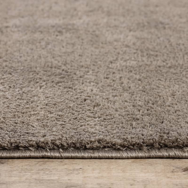 Superior California Shag Solid Plush Non-Slip Indoor Runner or Area Rug