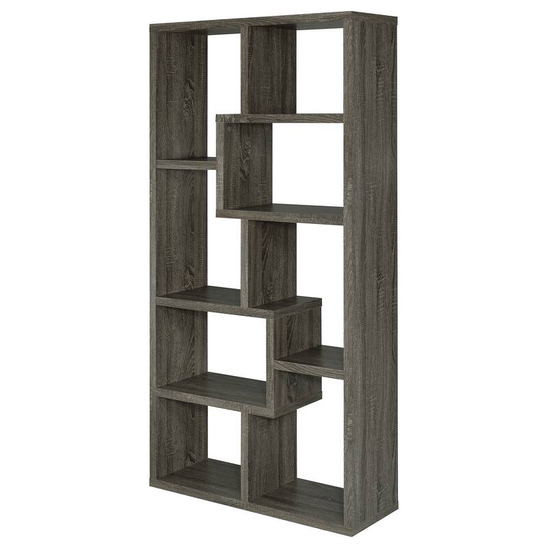 7 Shelves Storage Shelf Solid Wood Furniture