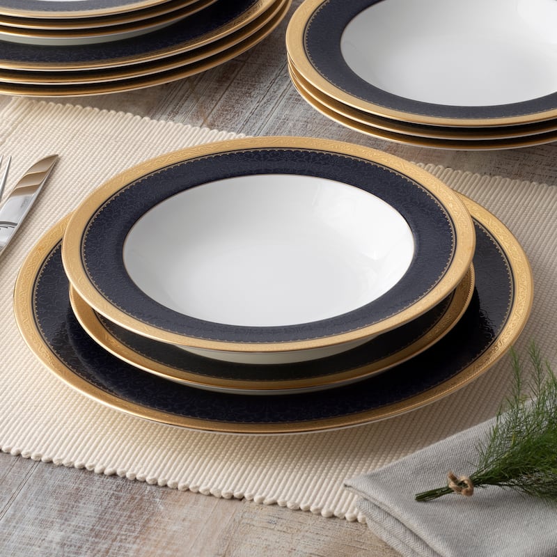 Noritake Blueshire Set of 4 Soup Bowls, 8-1/4", 12 oz.