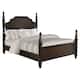 Andover Four Poster Bed Dark Oak