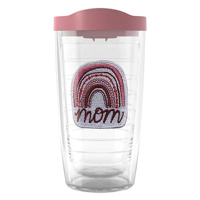 Tervis Boho Mom Rainbow Made in USA Double Walled Insulated Travel Tumbler, Classic