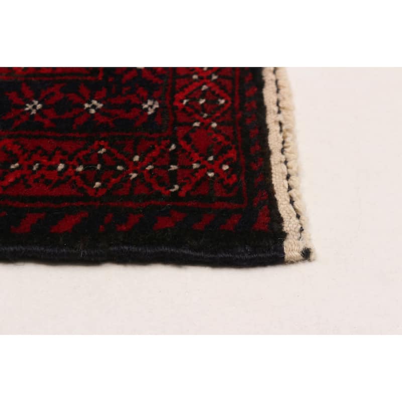 Teimani Red Rug 3'11" x 6'2" - 3'11 x 6'2