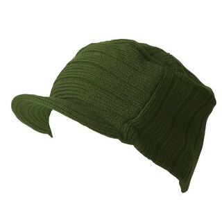 Shop Olive Winter Flat Top Cap Hat Free Shipping On Orders Over