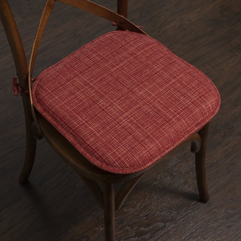 Aria Memory Foam Non-Slip Chair Pad with Ties