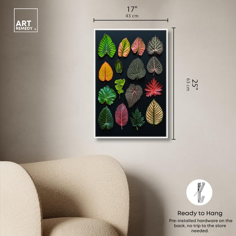 Leaf Lexicon Canvas by Art Remedy