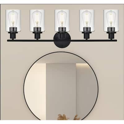 5-Light Bathroom Light Fixtures