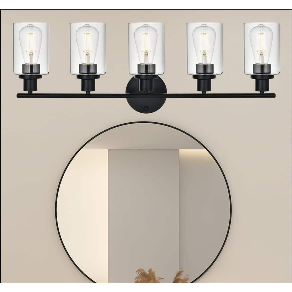 5-Light Bathroom Light Fixtures