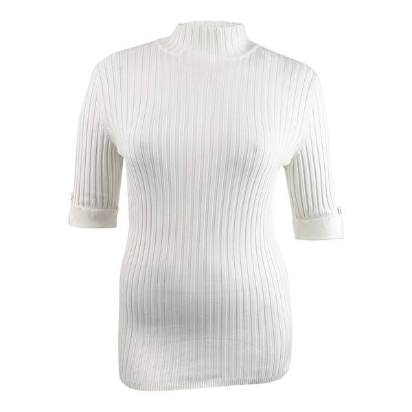 Shop Style Co Women S Ribbed Mock Neck Sweater Xl Winter