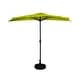 preview thumbnail 4 of 14, Soomer 9-Ft Half Umbrella with Fillable Black Base Lime
