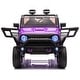 preview thumbnail 10 of 98, 24V Kids Ride-On Truck with Parental Remote, MP3, Bluetooth, LED Lights, and Safety Belts 鈥