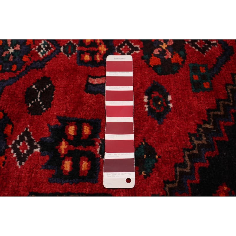 ECARPETGALLERY Hand-knotted Andelz Red Wool Rug - 4'1 x 6'7