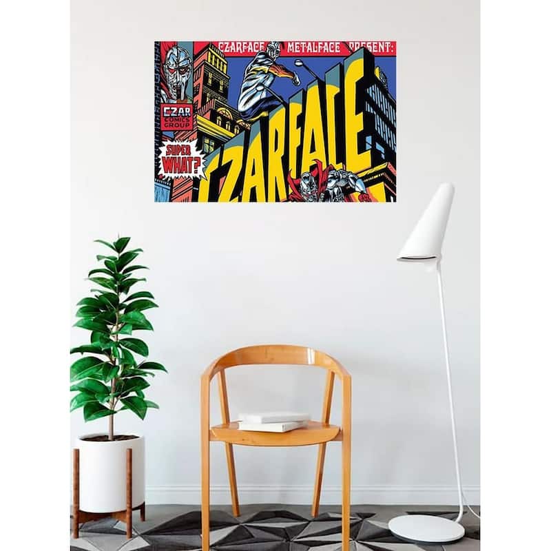 Czarface - Comic Mf Doom - Metalface Art Poster - 24 x 36 Inch