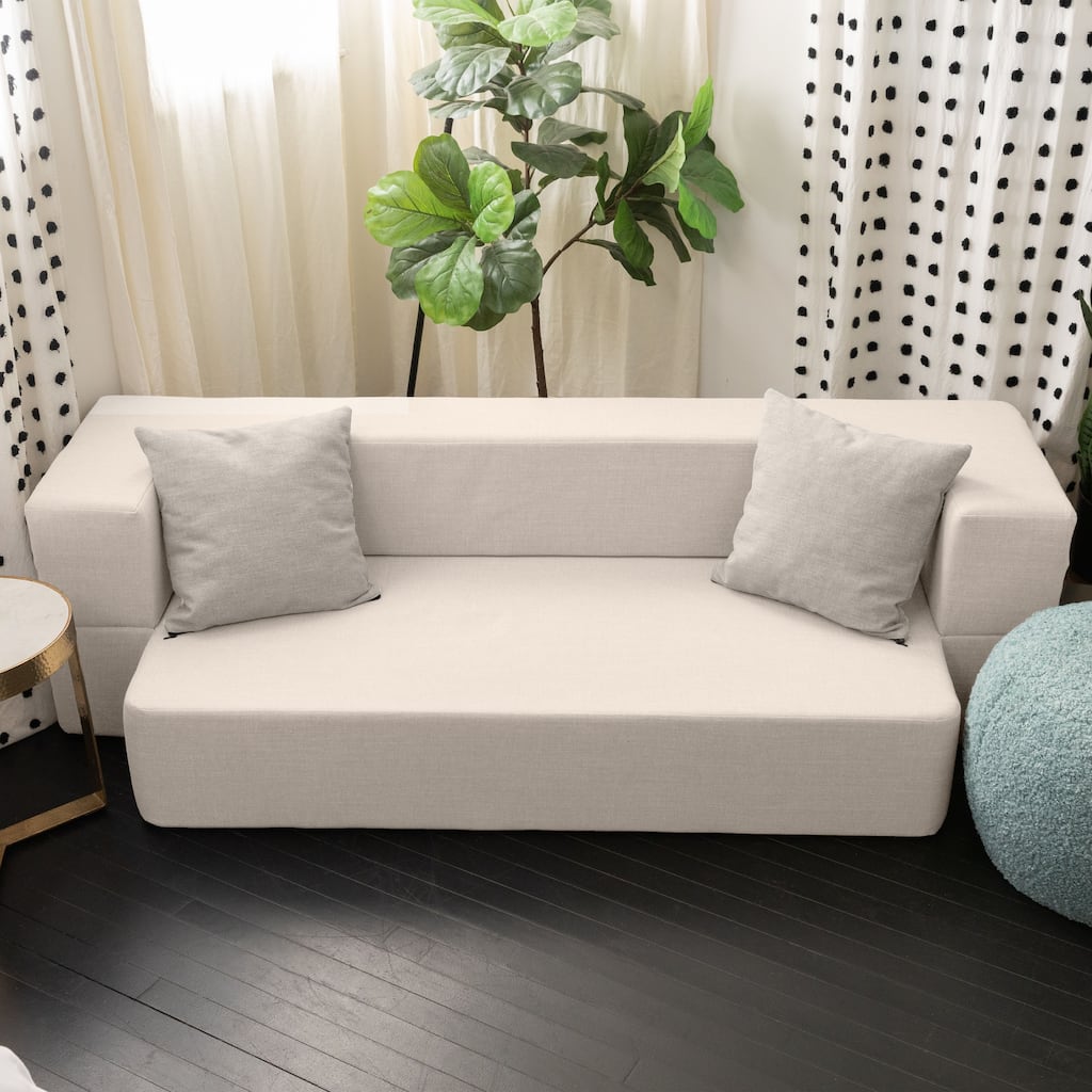 Zenzi Loveseat Twin - Convertible Couch / Twin Sleeper, Bru Smart
