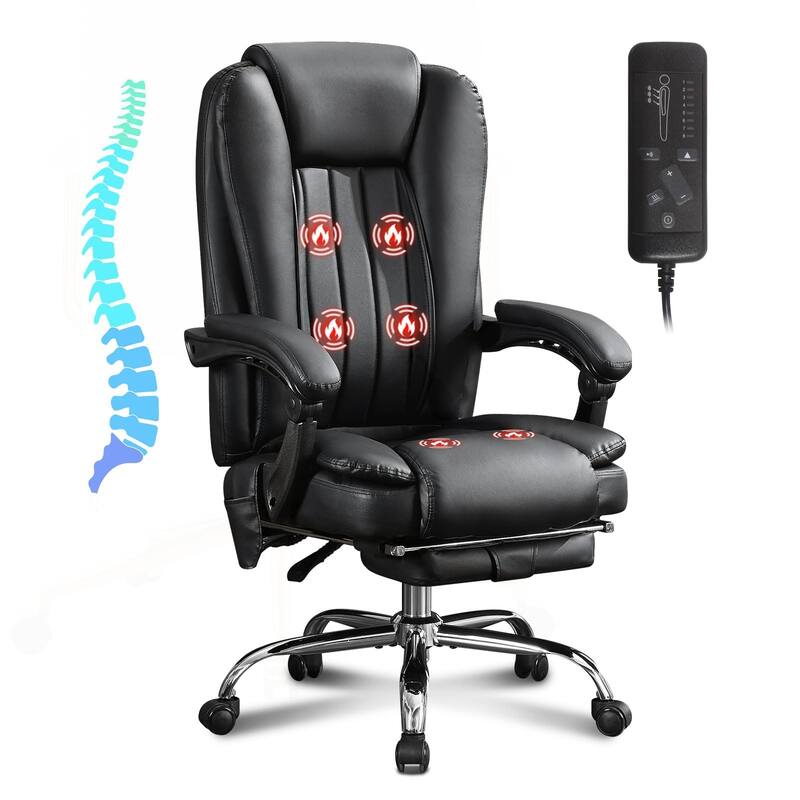 Comfortable Reclining Office Chair with Advanced Massage