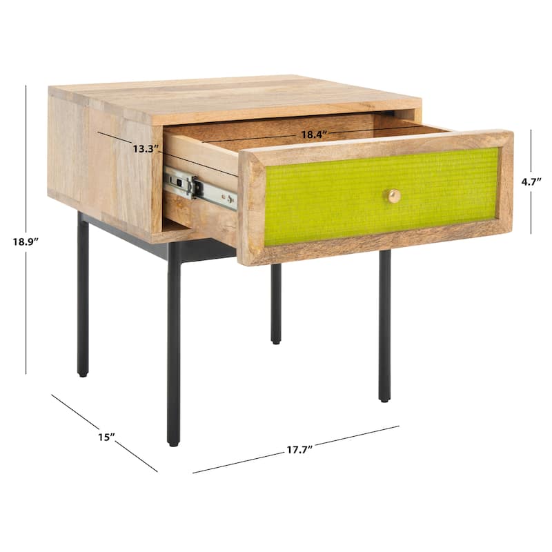 SAFAVIEH Daja 1-Drawer Nightstand