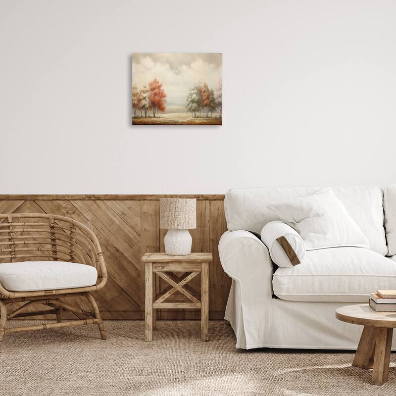 Stupell Muted Autumn Treeline Canvas Wall Art Design By Franklyn Gregory