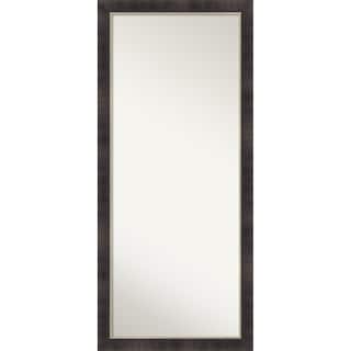 Odin Non-Beveled Framed Full-Length Floor Leaner Mirror - Odin Antique Bronze - 29 x 65 in
