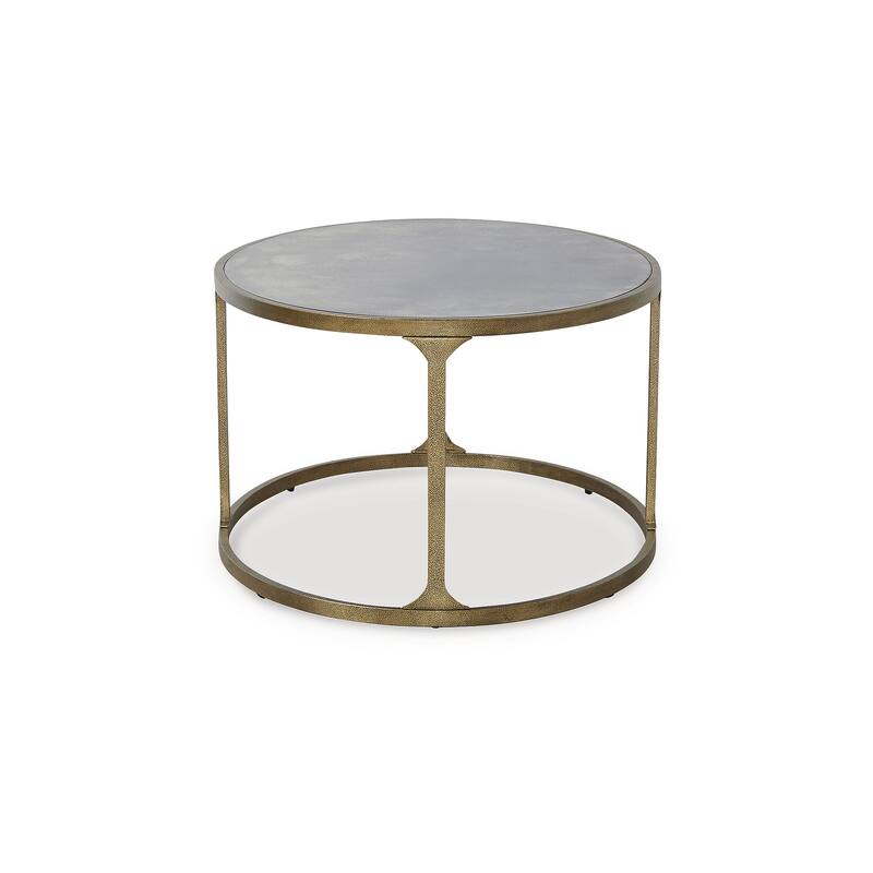 Signature Design by Ashley Korajane Gold/Gray Coffee Table - 48"W x 28"D x 18"H