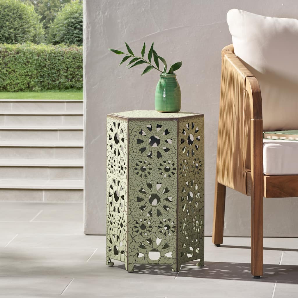 Eliana Outdoor 12-inch Side Table by Christopher Knight Home