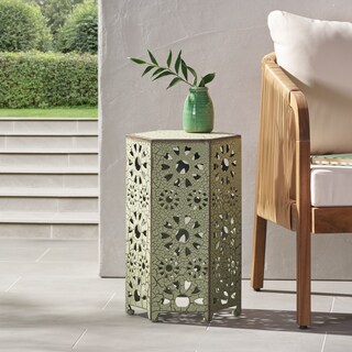 Eliana Outdoor 12-inch Side Table by Christopher Knight Home
