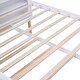 preview thumbnail 5 of 7, Storage Wooden Queen Size Platform Bed with Twin Trundle and 2 Pull Out Shelves