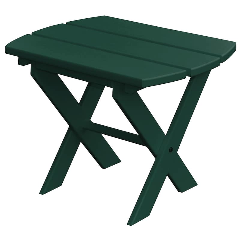 Poly Folding End Table - Turf Green