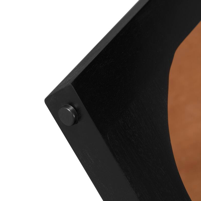 Versatile Coffee Table with X-Cross and Round Tabletop