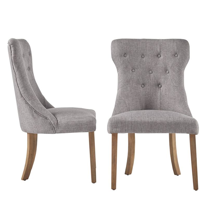Voyager Button-tufted Dining Chairs (Set of 2) by iNSPIRE Q Artisan