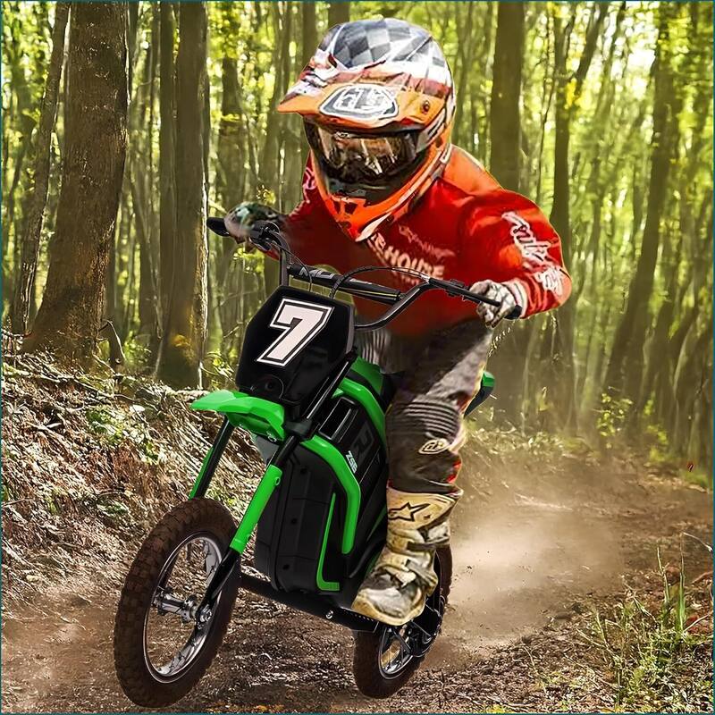 Electric 2-Speed Modes Kids Dirt Bike Toy Motorcycle for Kids Best Gifts